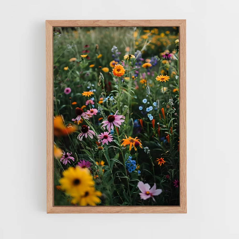 ap-wildflower bloom-3 cadre Bois clair