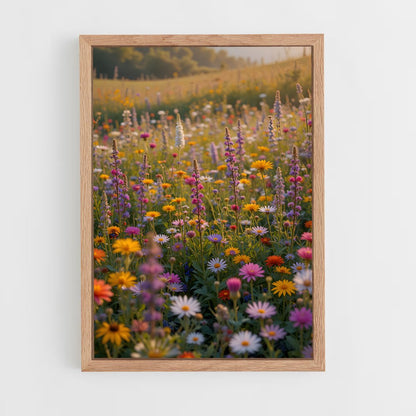 ap-wildflower field-1 cadre Bois clair