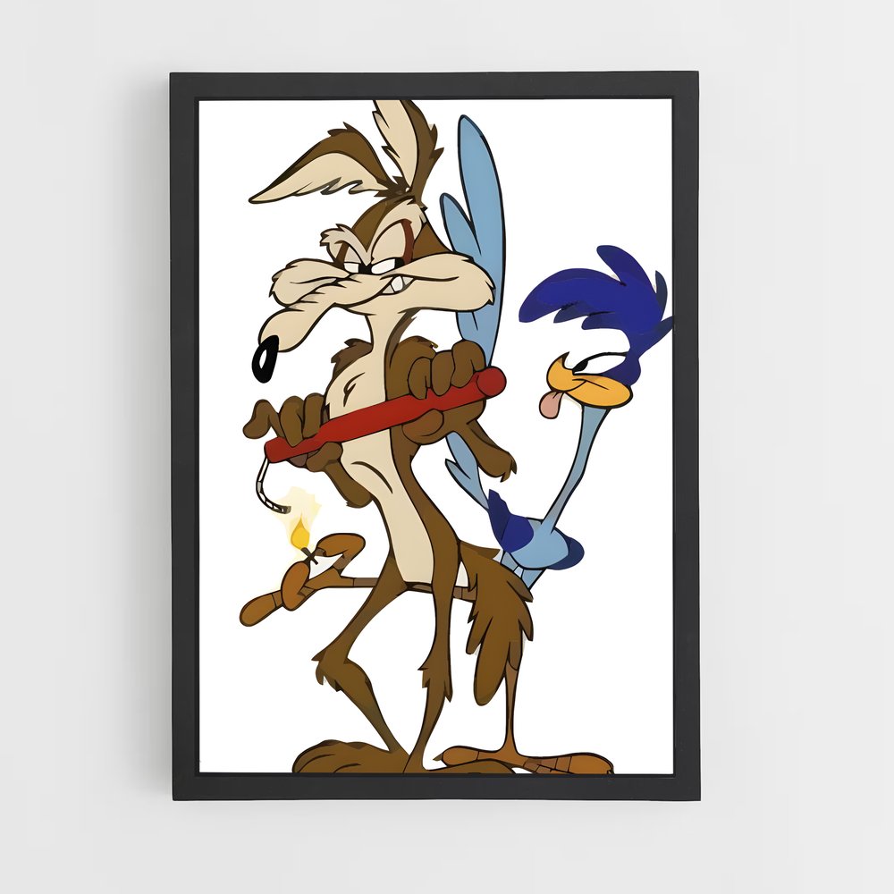 ap-wile e coyote-1 cadre Noir