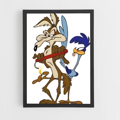 ap-wile e coyote-1 cadre Noir