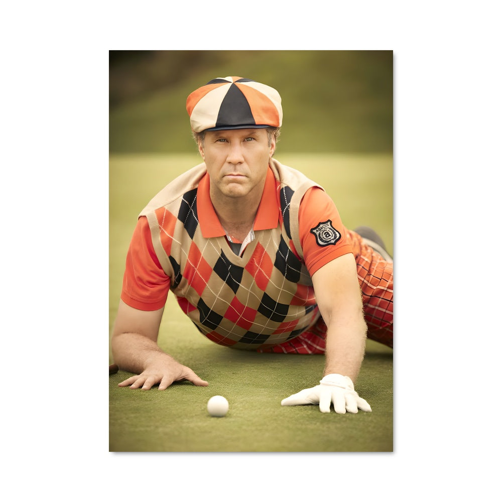 Poster Golf à la Folie