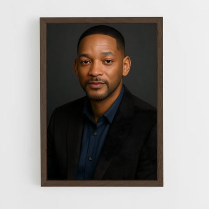 ap-will smith-5 cadre Bois foncé