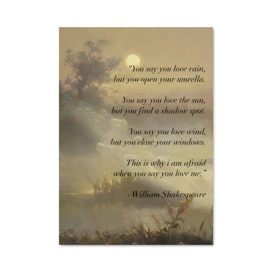 Poster You're Shakespeare