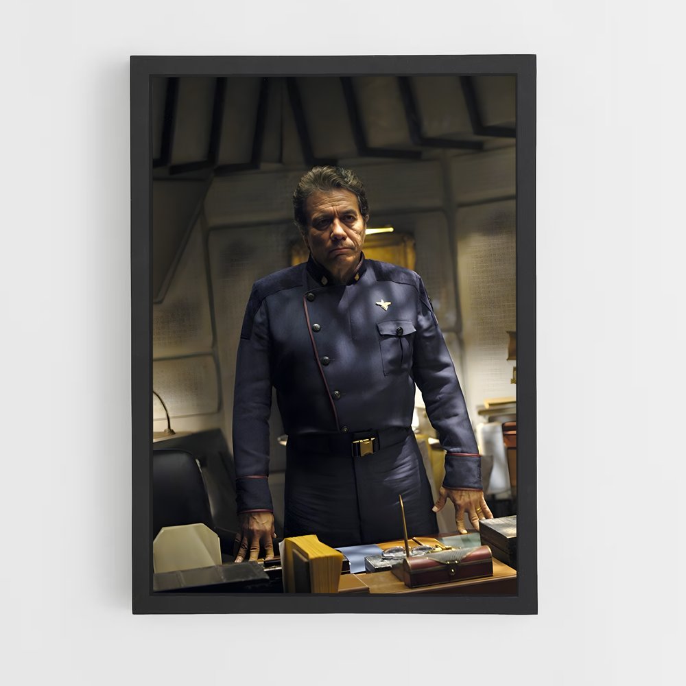ap-william adama-1 cadre Noir