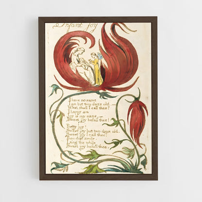 ap-william blake-2 cadre Bois foncé