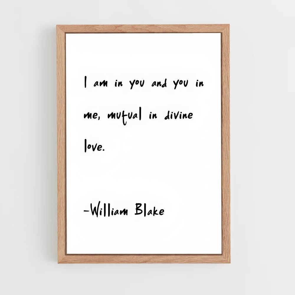 ap-william blake-3 cadre Bois clair