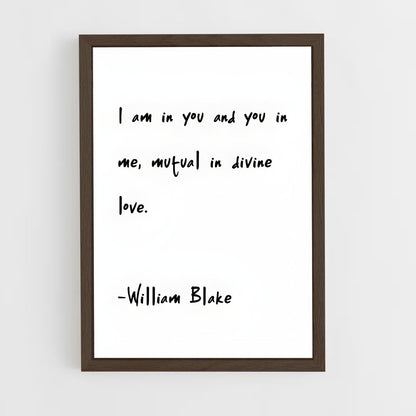 ap-william blake-3 cadre Bois foncé