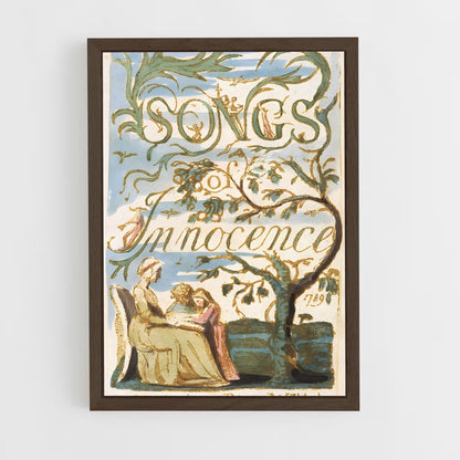 ap-william blake-6 cadre Bois foncé