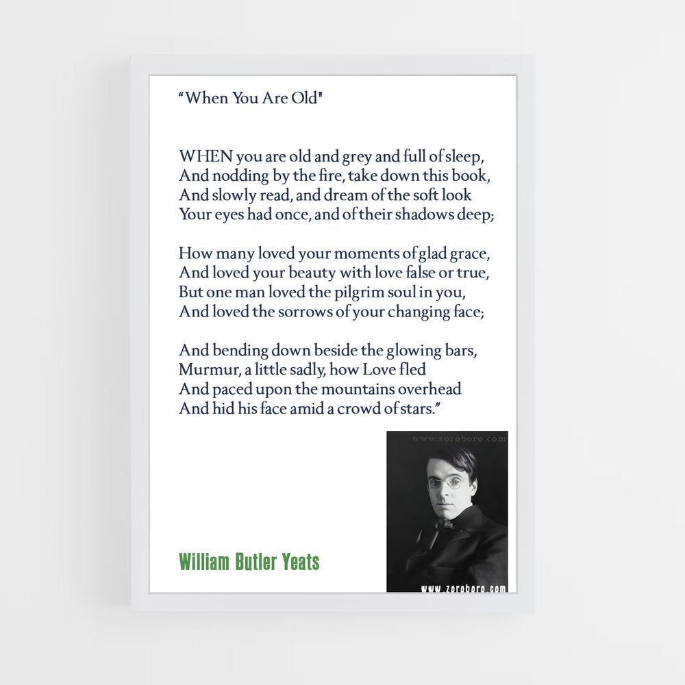 ap-william butler yeats-2 cadre Blanc