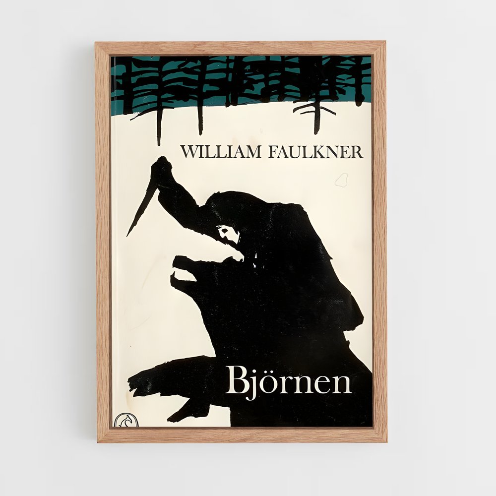 ap-william faulkner-1 cadre Bois clair
