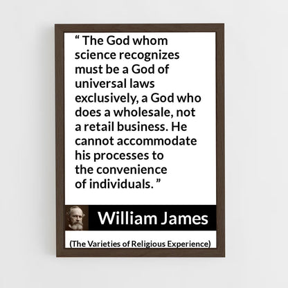 ap-william james-10 cadre Bois foncé