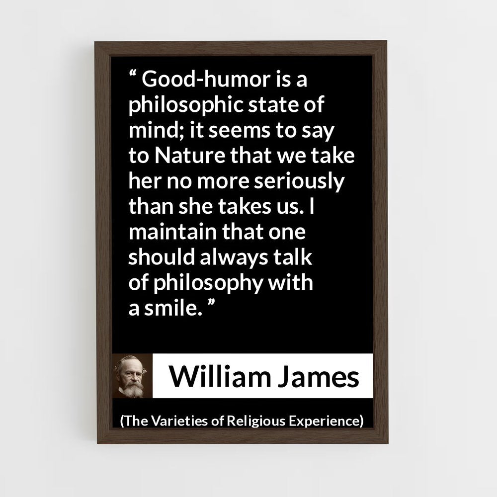 ap-william james-8 cadre Bois foncé