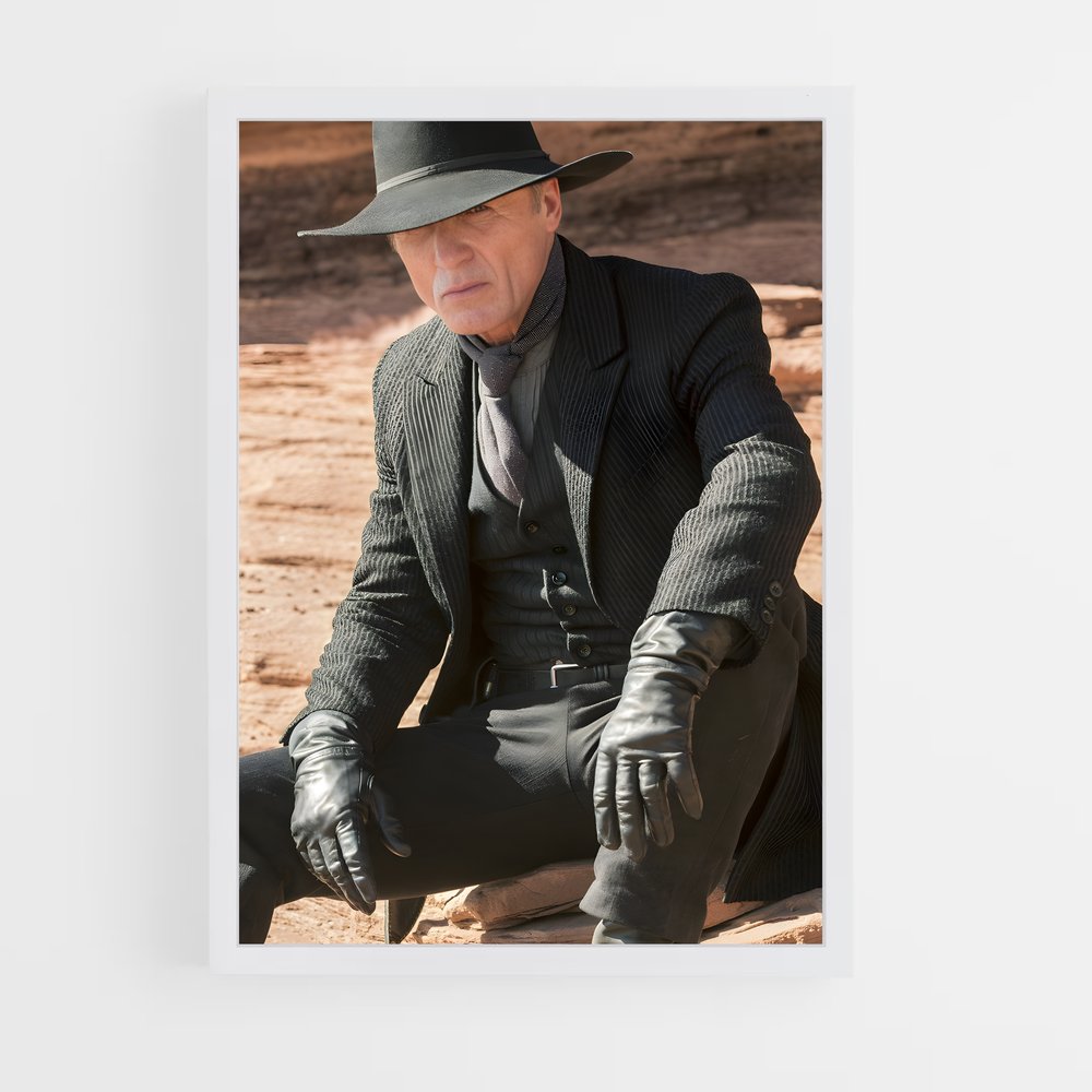 ap-william man in black-2 cadre Blanc