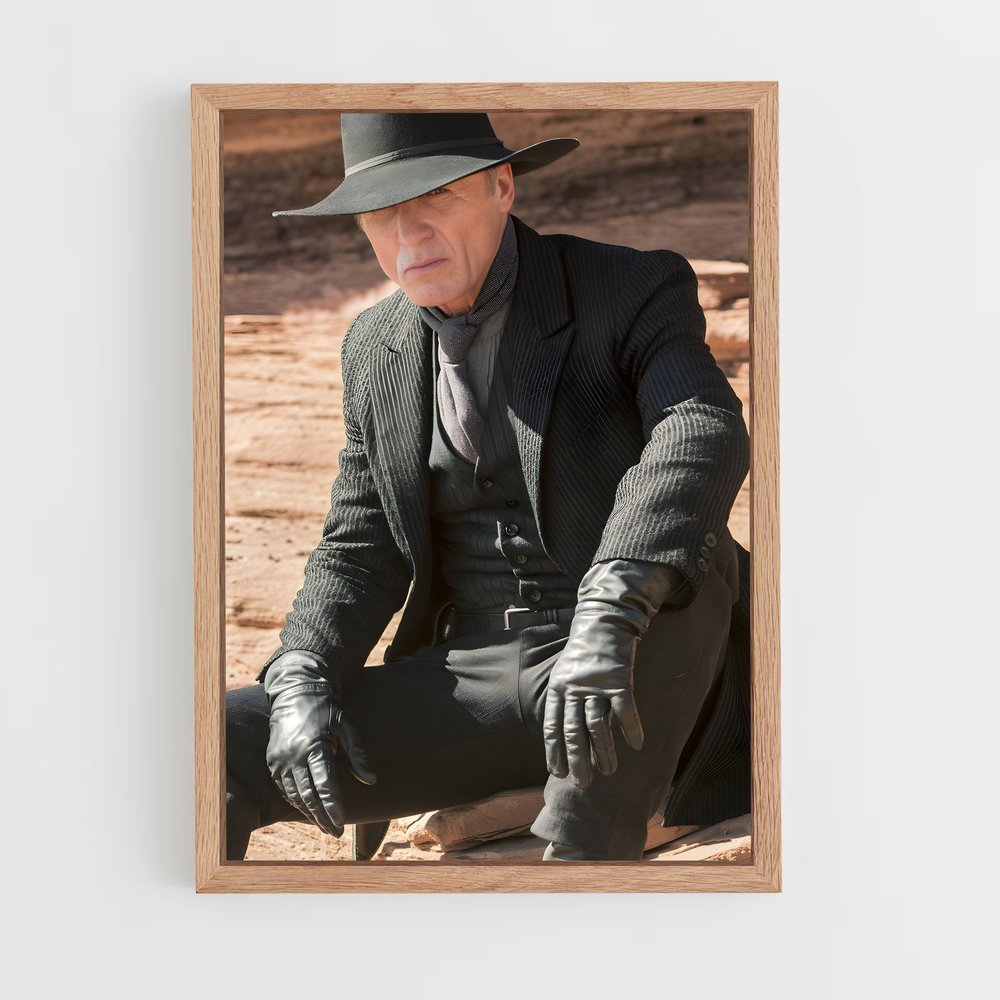 ap-william man in black-2 cadre Bois clair