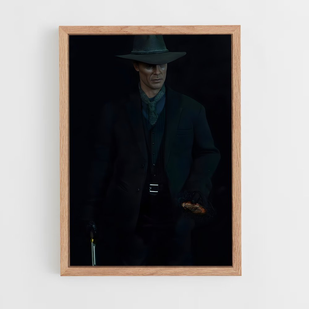 ap-william man in black-3 cadre Bois clair