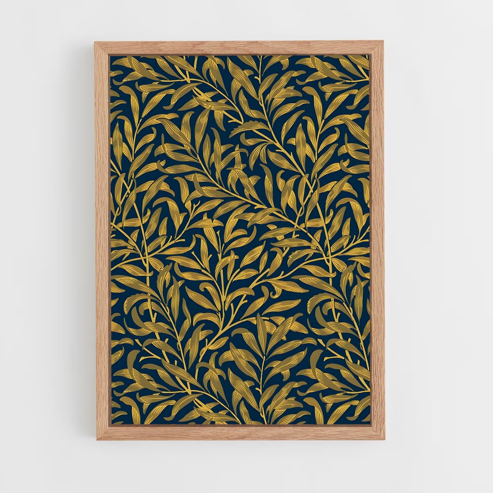 ap-william morris patterns-1 cadre Bois clair