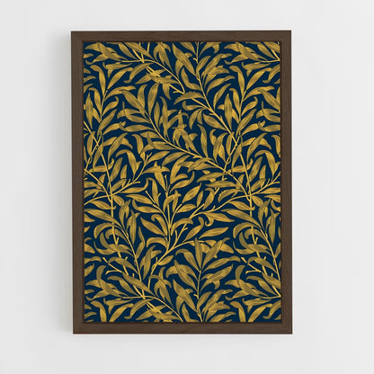 ap-william morris patterns-1 cadre Bois foncé