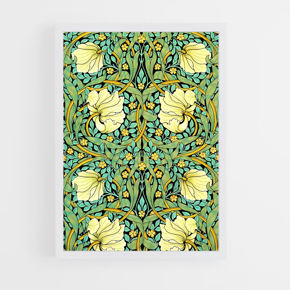 ap-william morris patterns-2 cadre Blanc