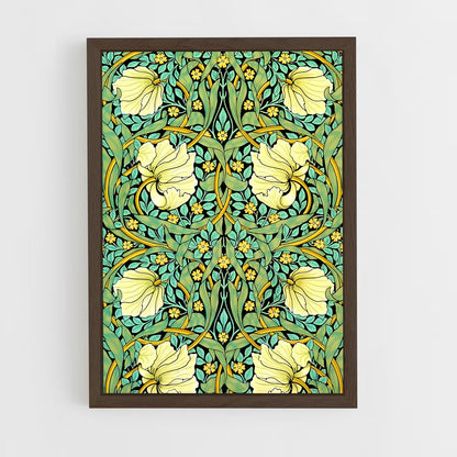 ap-william morris patterns-2 cadre Bois foncé