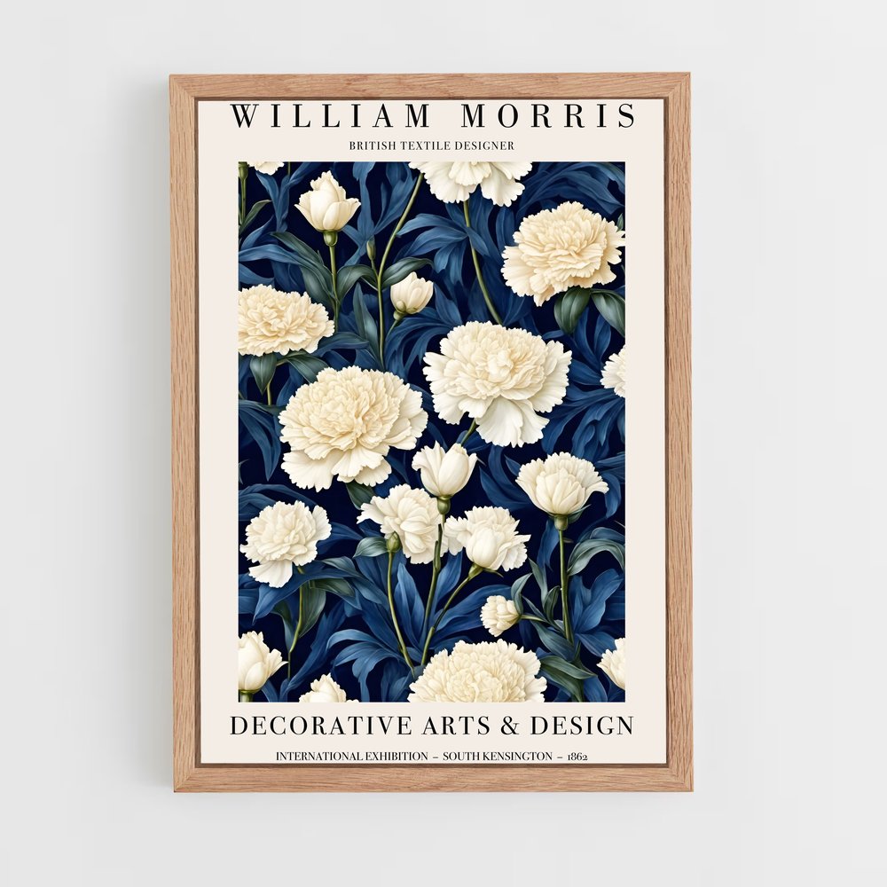 ap-william morris patterns-3 cadre Bois clair