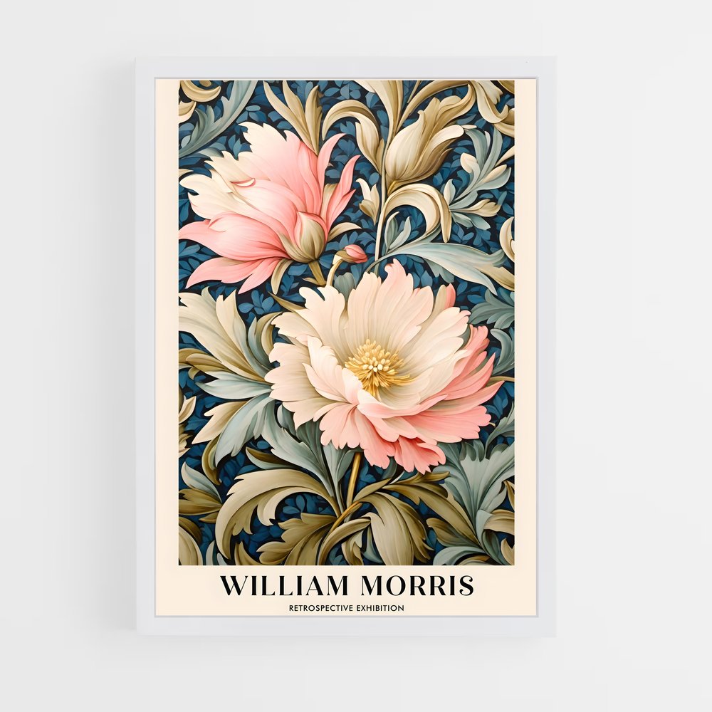 ap-william morris patterns-6 cadre Blanc