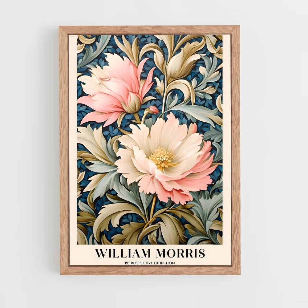 ap-william morris patterns-6 cadre Bois clair