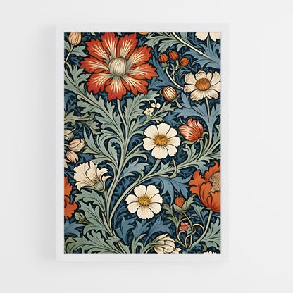 ap-william morris patterns-7 cadre Blanc