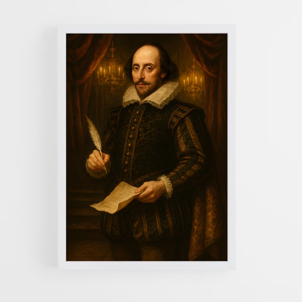 ap-william shakespeare-1 cadre Blanc