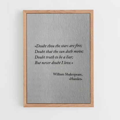 ap-william shakespeare-2 cadre Bois clair