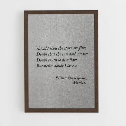 ap-william shakespeare-2 cadre Bois foncé