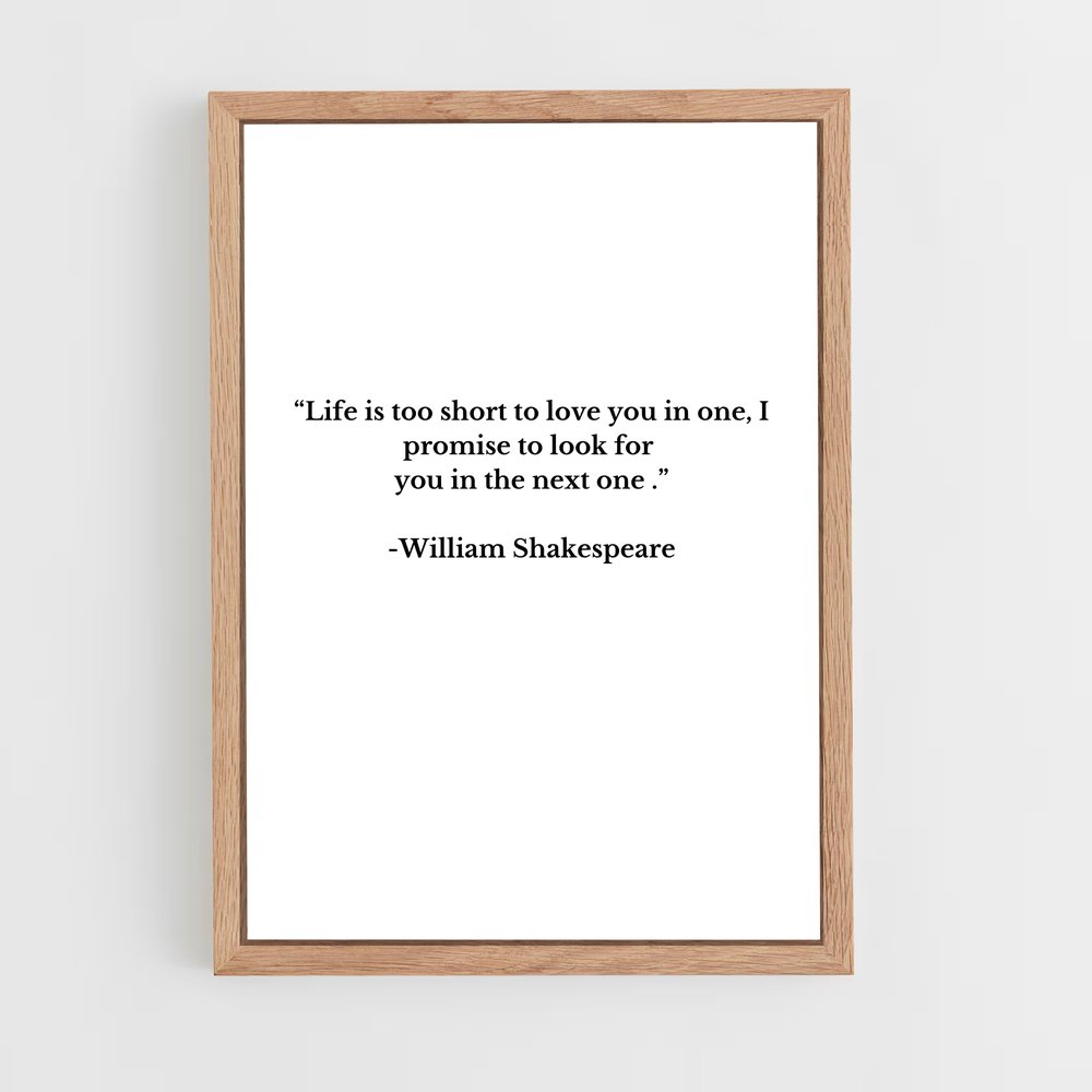 ap-william shakespeare-3 cadre Bois clair