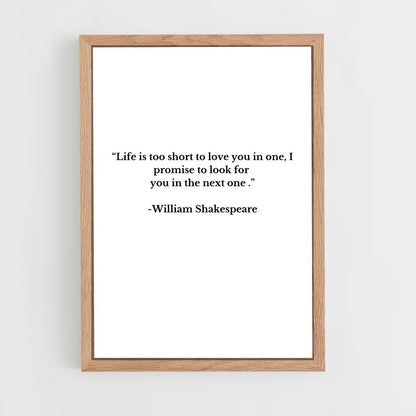 ap-william shakespeare-3 cadre Bois clair