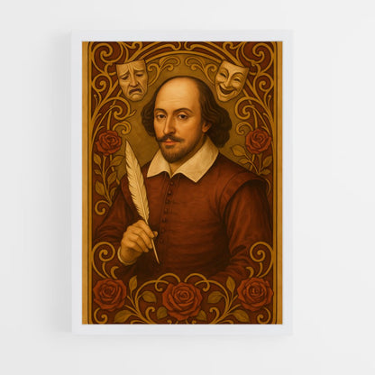 ap-william shakespeare-4 cadre Blanc