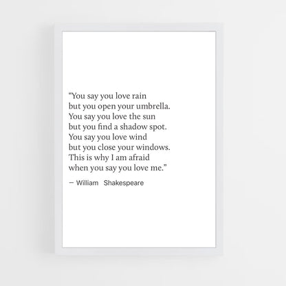 ap-william shakespeare-5 cadre Blanc