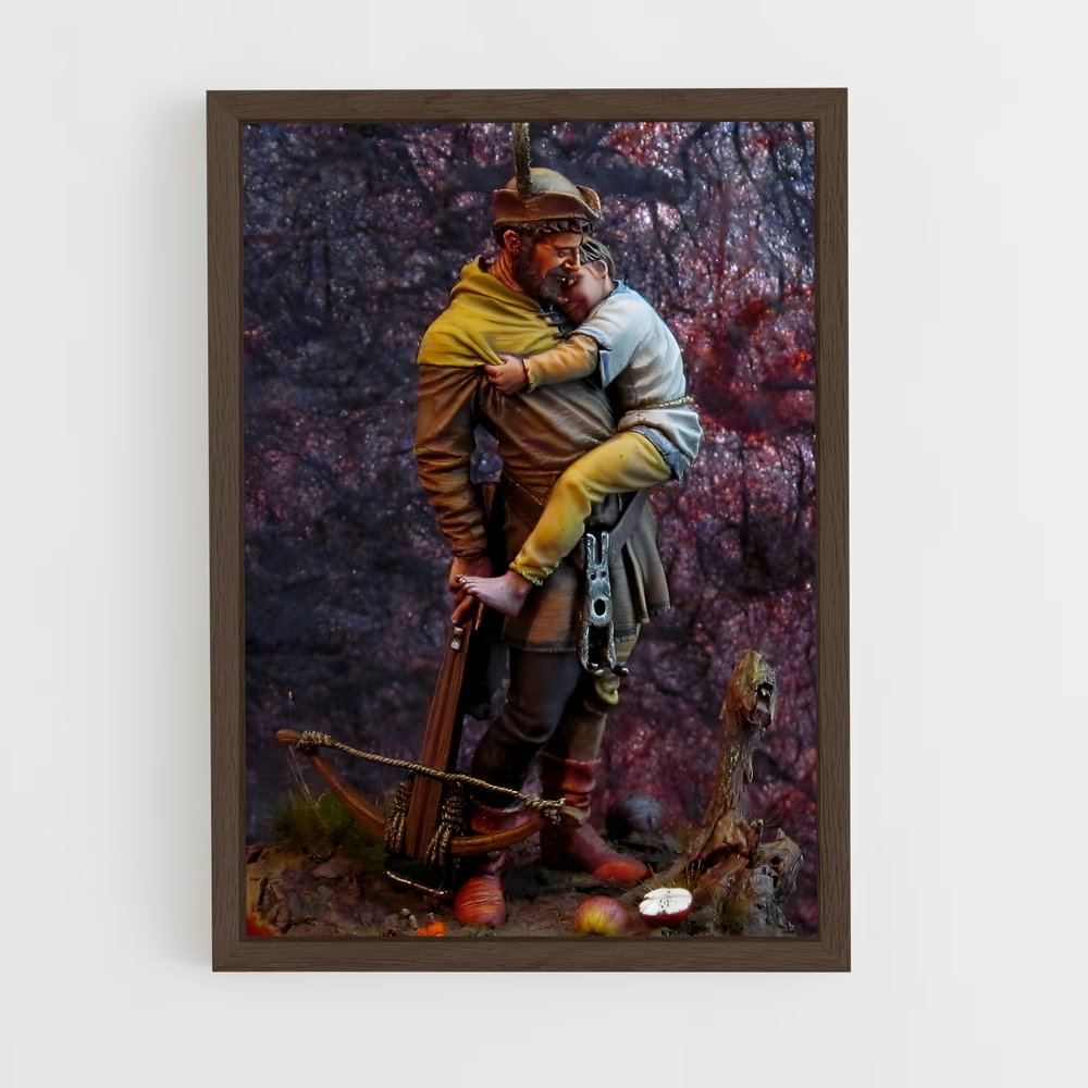 ap-william tell-1 cadre Bois foncé