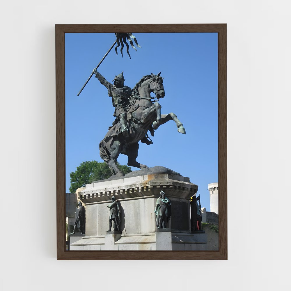 ap-william the conqueror-1 cadre Bois foncé