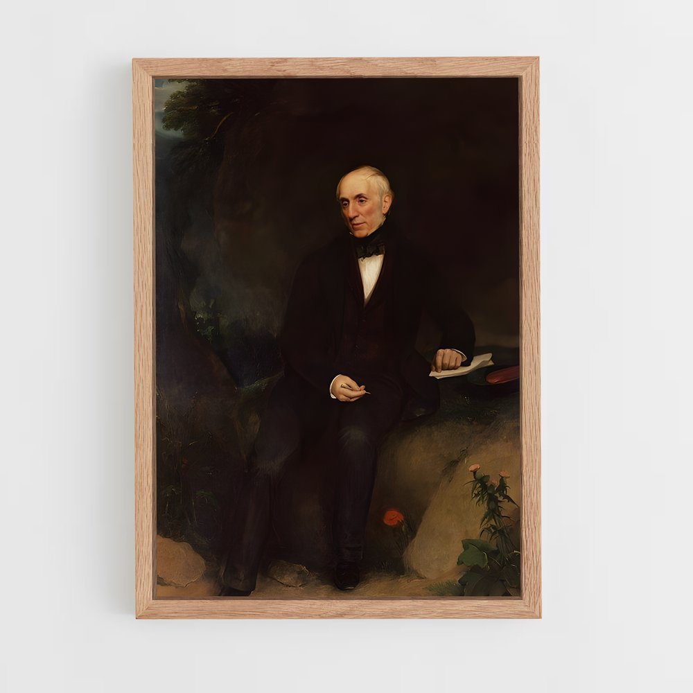 ap-william wordsworth-2 cadre Bois clair