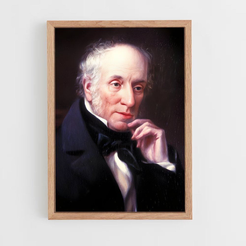 ap-william wordsworth-3 cadre Bois clair