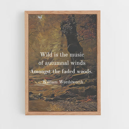 ap-william wordsworth-4 cadre Bois clair