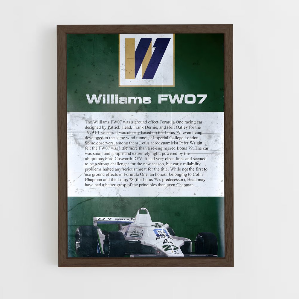 ap-williams fw07-1 cadre Bois foncé