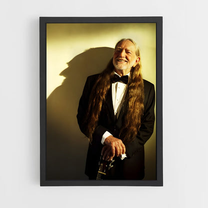 ap-willie nelson-5 cadre Noir