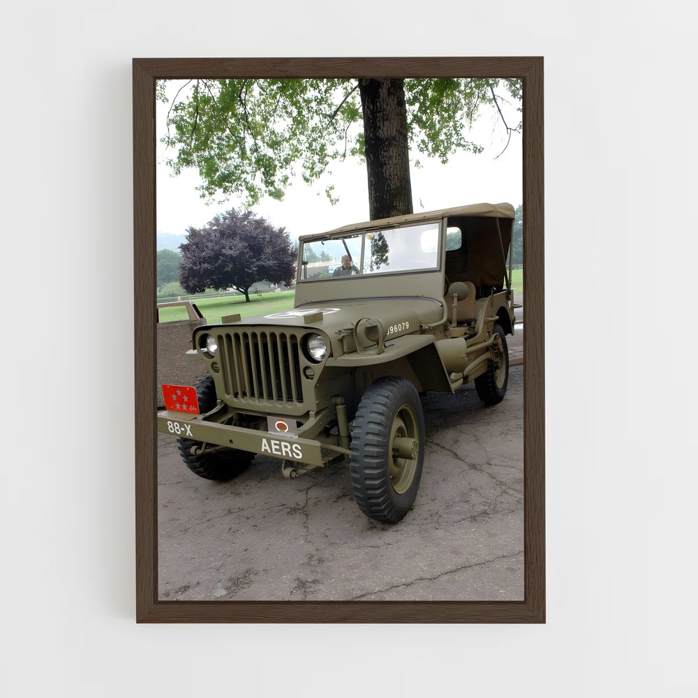 ap-willys mb-1 cadre Bois foncé