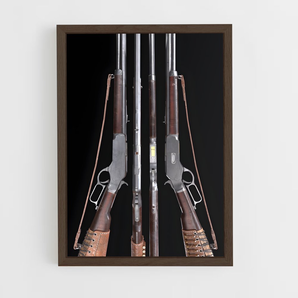 ap-winchester 1873-1 cadre Bois foncé