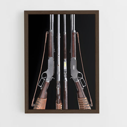 ap-winchester 1873-1 cadre Bois foncé