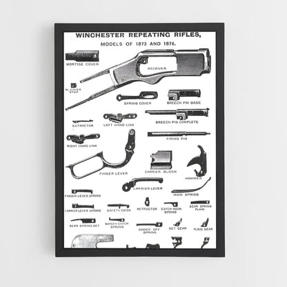 ap-winchester 1873-2 cadre Noir