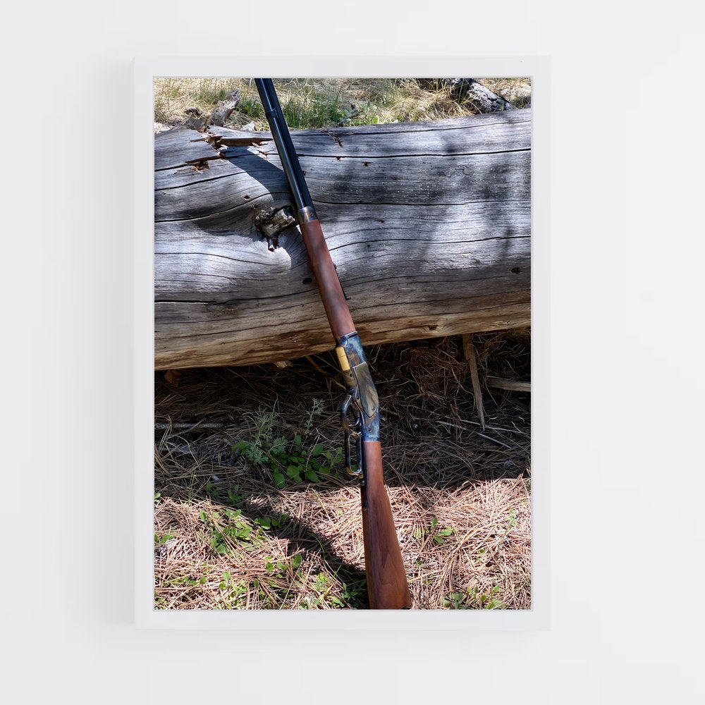 ap-winchester rifle-1 cadre Blanc