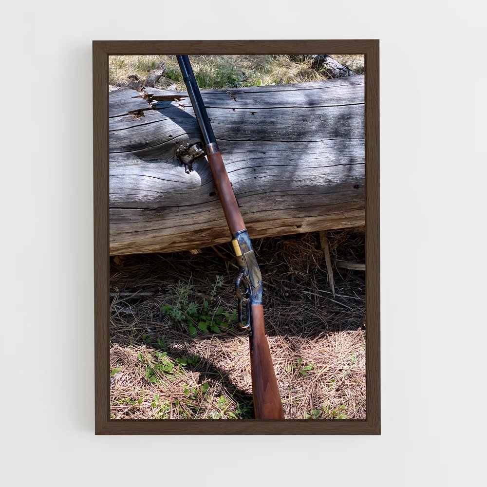 ap-winchester rifle-1 cadre Bois foncé