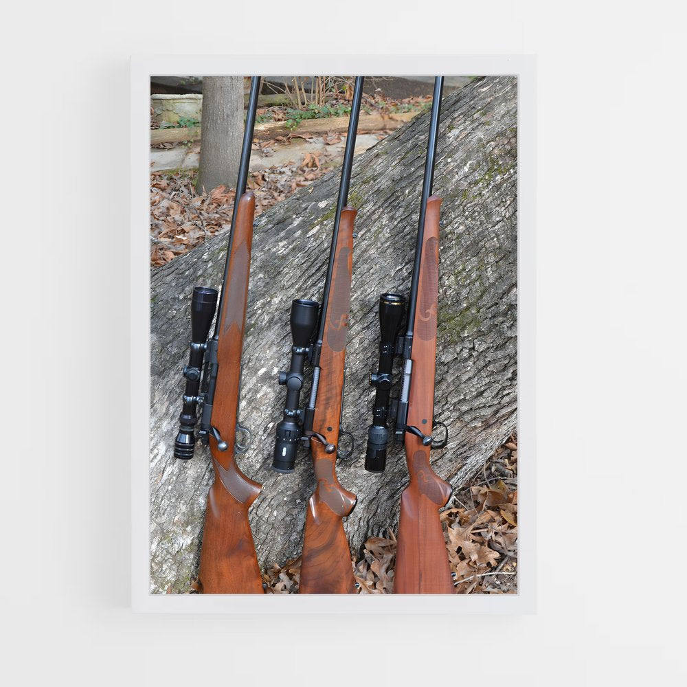 ap-winchester rifle-2 cadre Blanc