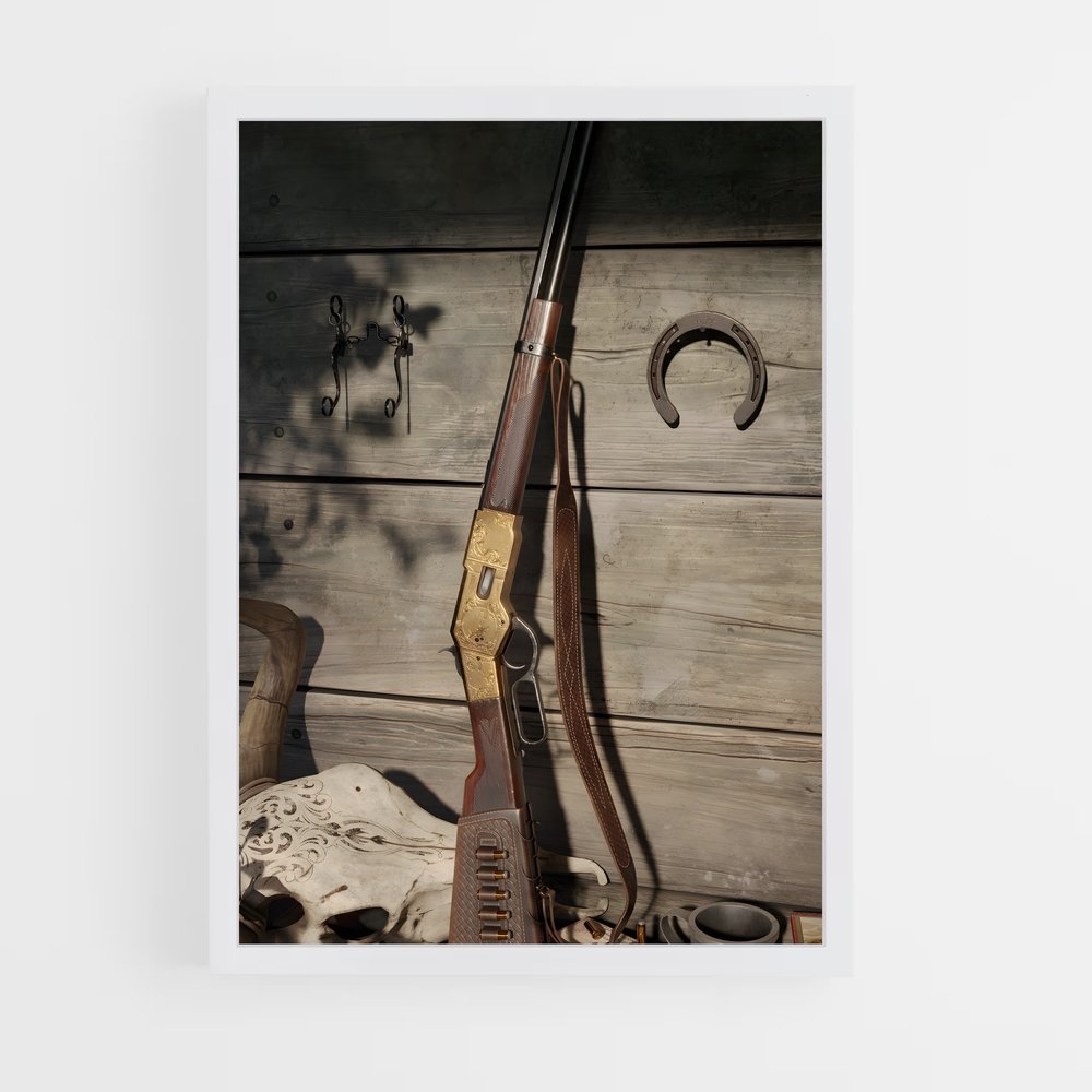 ap-winchester rifle-3 cadre Blanc