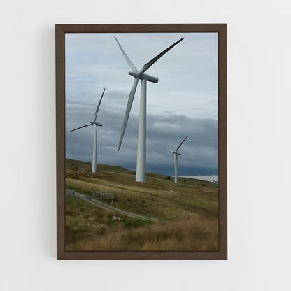 ap-wind turbines-1 cadre Bois foncé